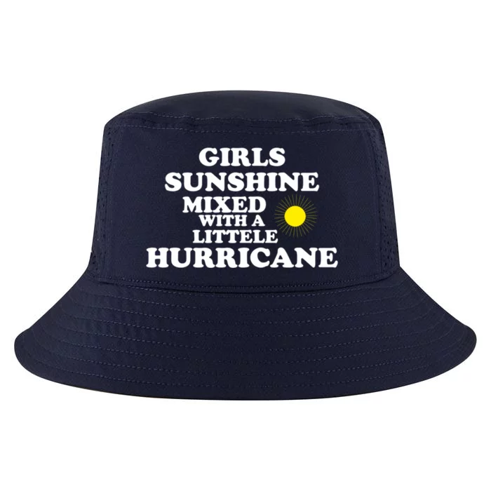 Girls Sunshine Mixed With A Little Hurricane Gift Cool Comfort Performance Bucket Hat