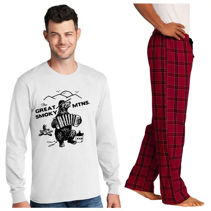 Great Smoky Mountains National Park TN Bear Long Sleeve Pajama Set