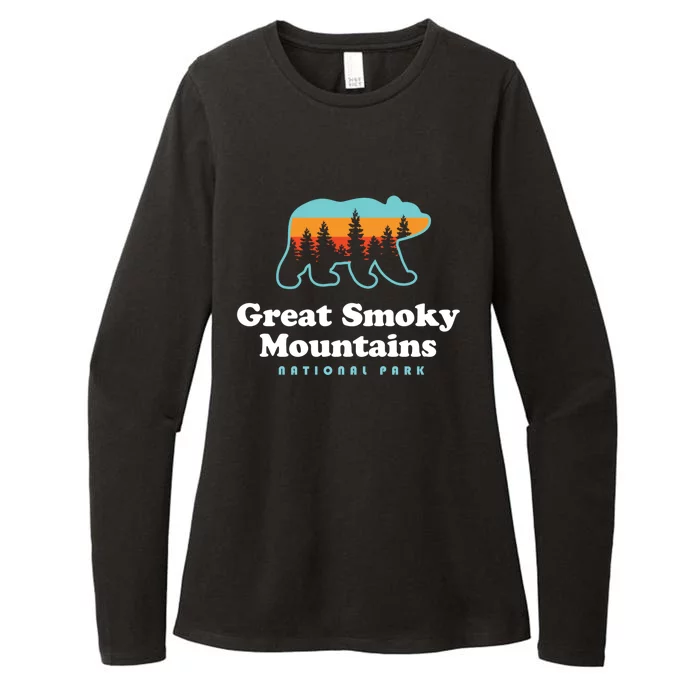 Great Smoky Mountains Great Gift Bear Great Smoky Mountains Gift Womens CVC Long Sleeve Shirt