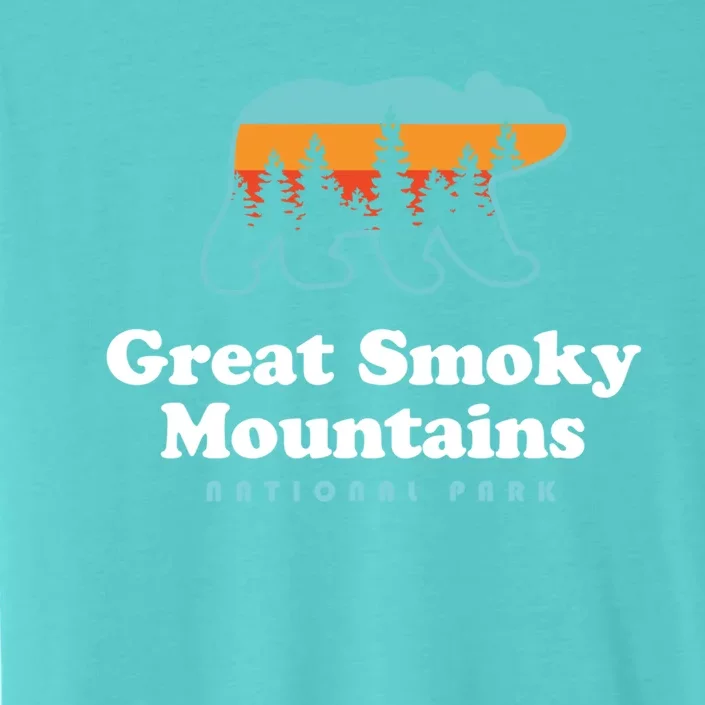 Great Smoky Mountains Great Gift Bear Great Smoky Mountains Gift ChromaSoft Performance T-Shirt