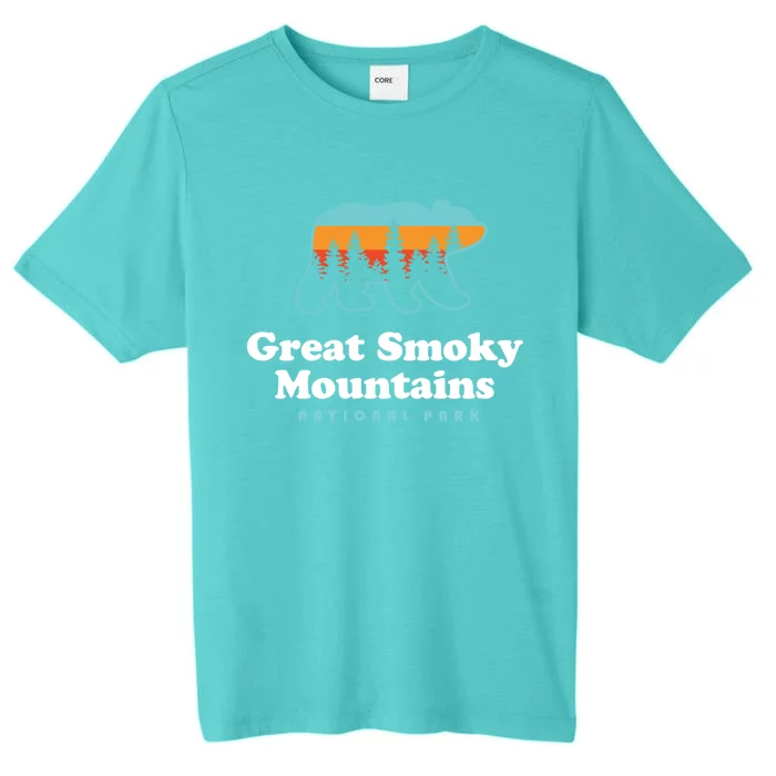 Great Smoky Mountains Great Gift Bear Great Smoky Mountains Gift ChromaSoft Performance T-Shirt