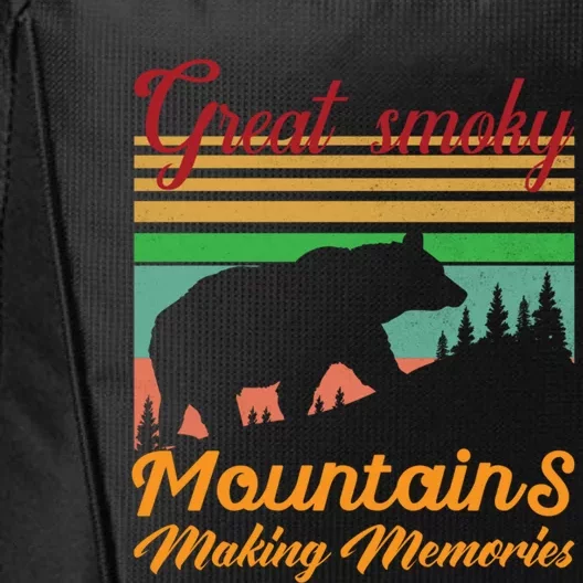 Great Smoky Mountains Matching Family Camping Trip Vacation Gift City Backpack