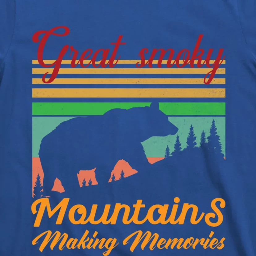 Great Smoky Mountains Matching Family Camping Trip Vacation Gift T-Shirt