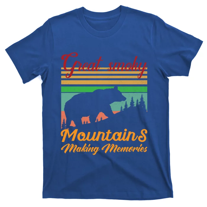 Great Smoky Mountains Matching Family Camping Trip Vacation Gift T-Shirt