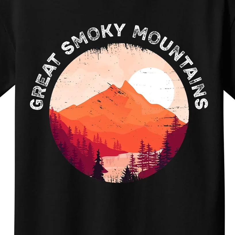 Great Smoky Mountains Hiking Souvenir Kids T-Shirt