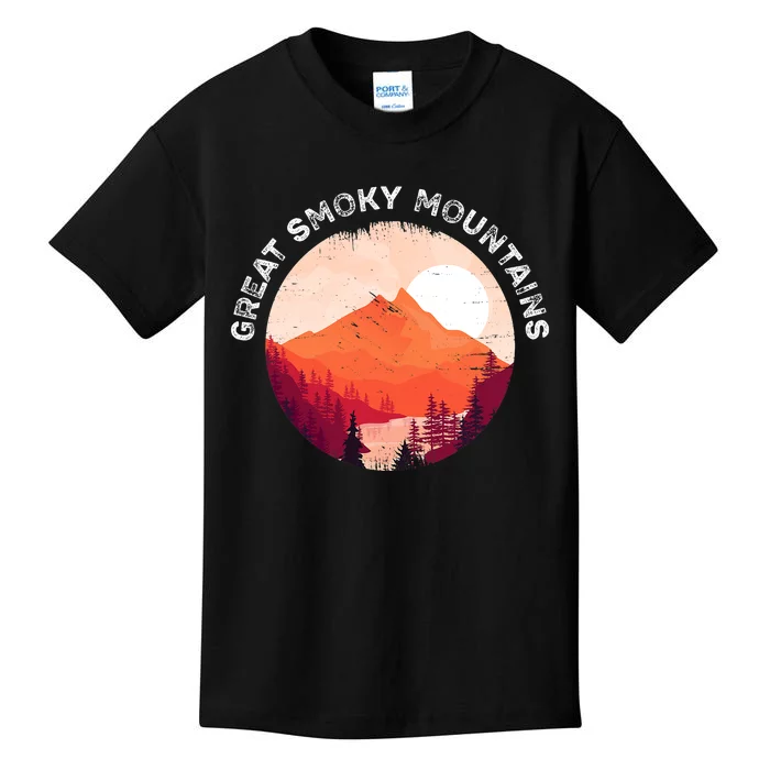 Great Smoky Mountains Hiking Souvenir Kids T-Shirt