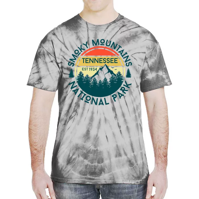 Great Smoky Mountains National Park Tennessee Nature Hiking Tie-Dye T-Shirt