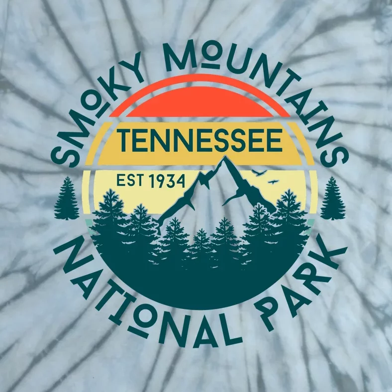 Great Smoky Mountains National Park Tennessee Nature Hiking Tie-Dye T-Shirt