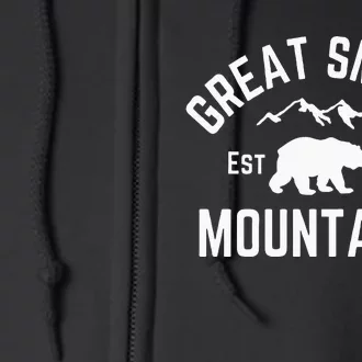 Great Smoky Mountains National Park Bear Tennessee Nature Full Zip Hoodie