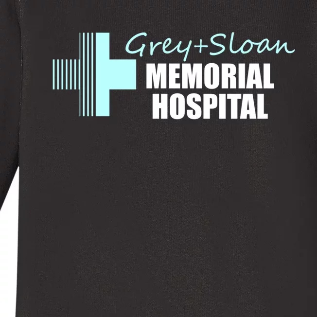 Grey Sloan Memorial Hospital Hoodie Baby Long Sleeve Bodysuit