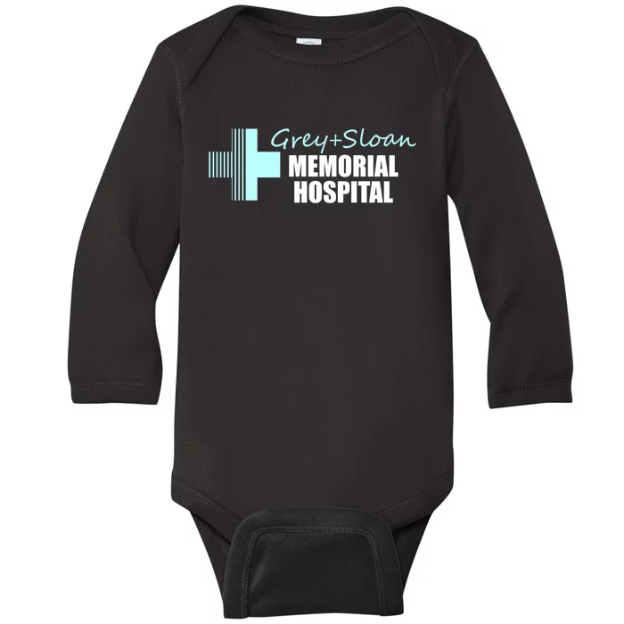 Grey Sloan Memorial Hospital Hoodie Baby Long Sleeve Bodysuit