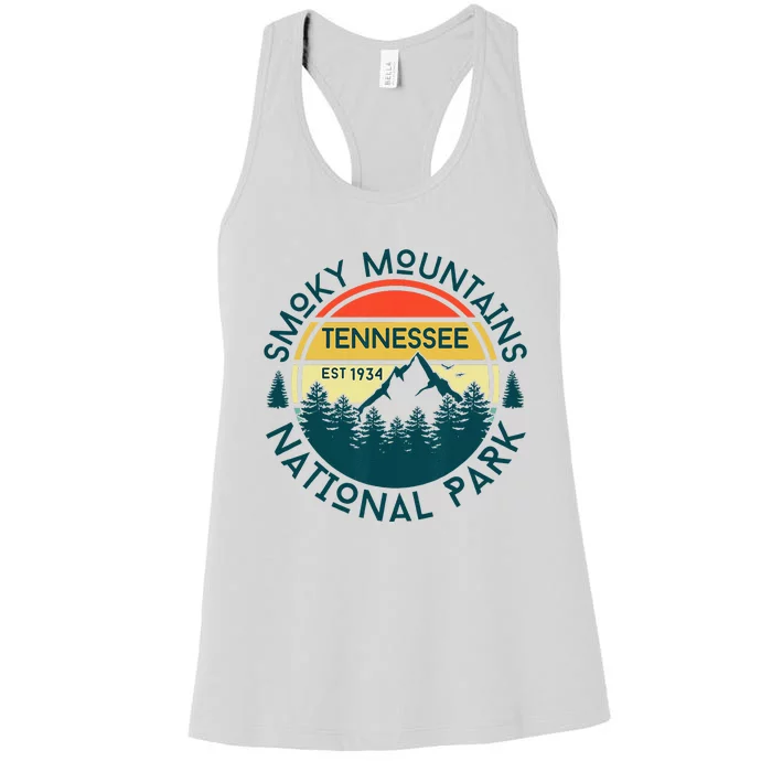 Great Smoky Mountains National Park Tennessee Outdoors Women's Racerback Tank