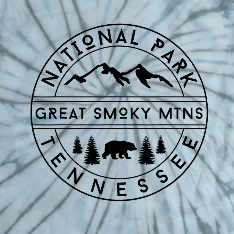 Great Smoky Mountains National Park Tennessee Nature Hiking Tie-Dye T-Shirt