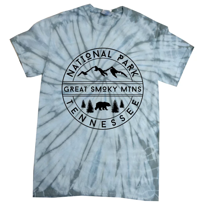 Great Smoky Mountains National Park Tennessee Nature Hiking Tie-Dye T-Shirt