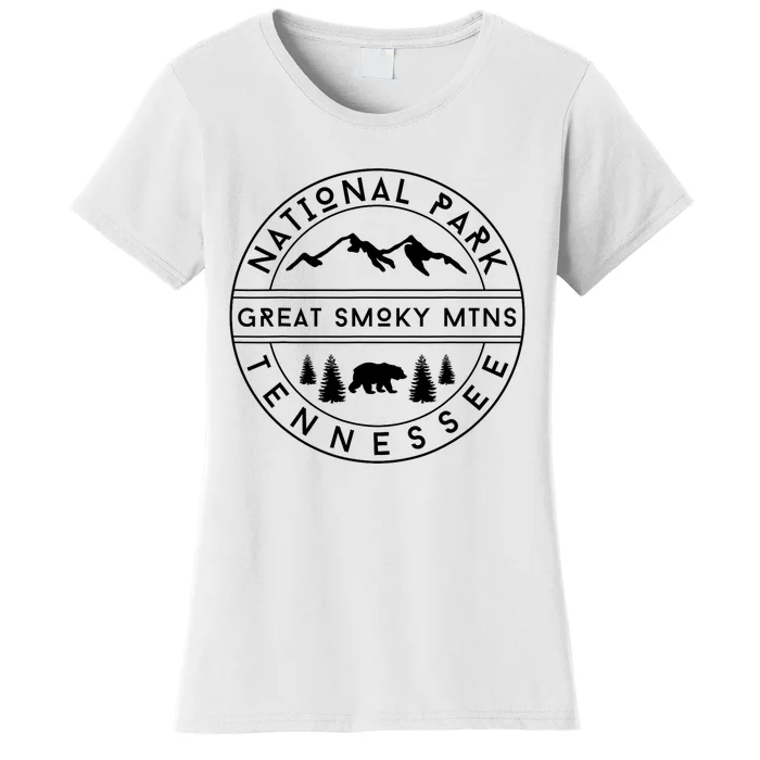 Great Smoky Mountains National Park Tennessee Nature Hiking Women's T-Shirt