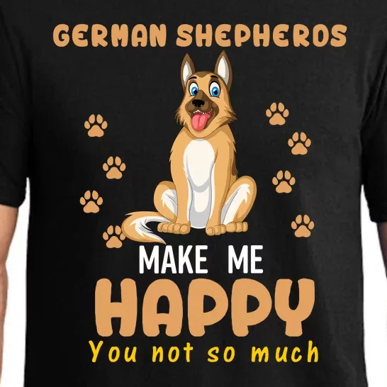 German Shepherd Make Me Happy You Not So Much Pajama Set