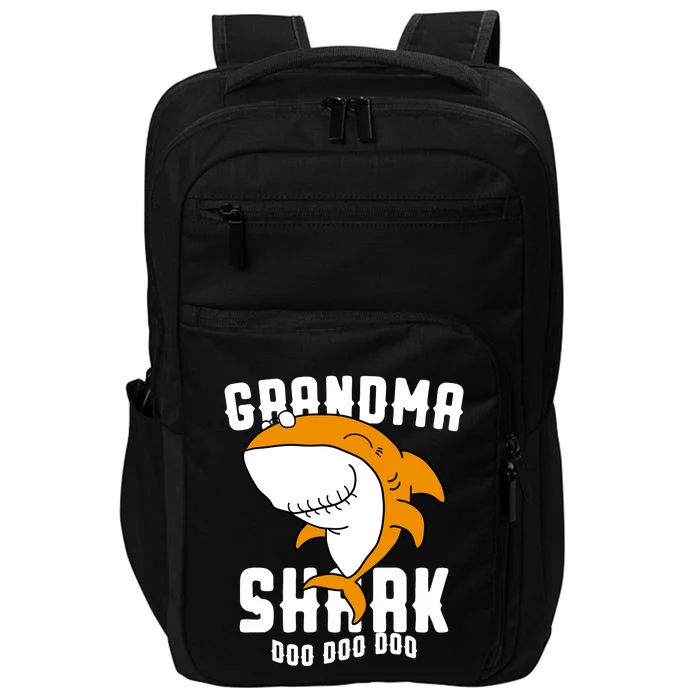 Grandma Shark Mommy Birthday Halloween Christmas Impact Tech Backpack