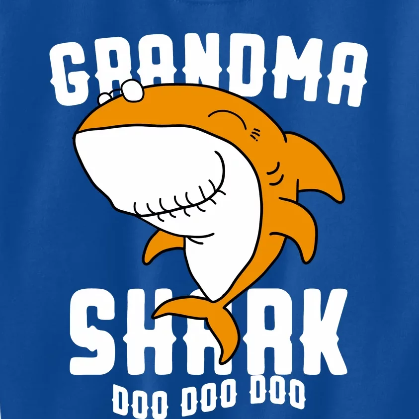 Grandma Shark Mommy Birthday Halloween Christmas Kids Sweatshirt