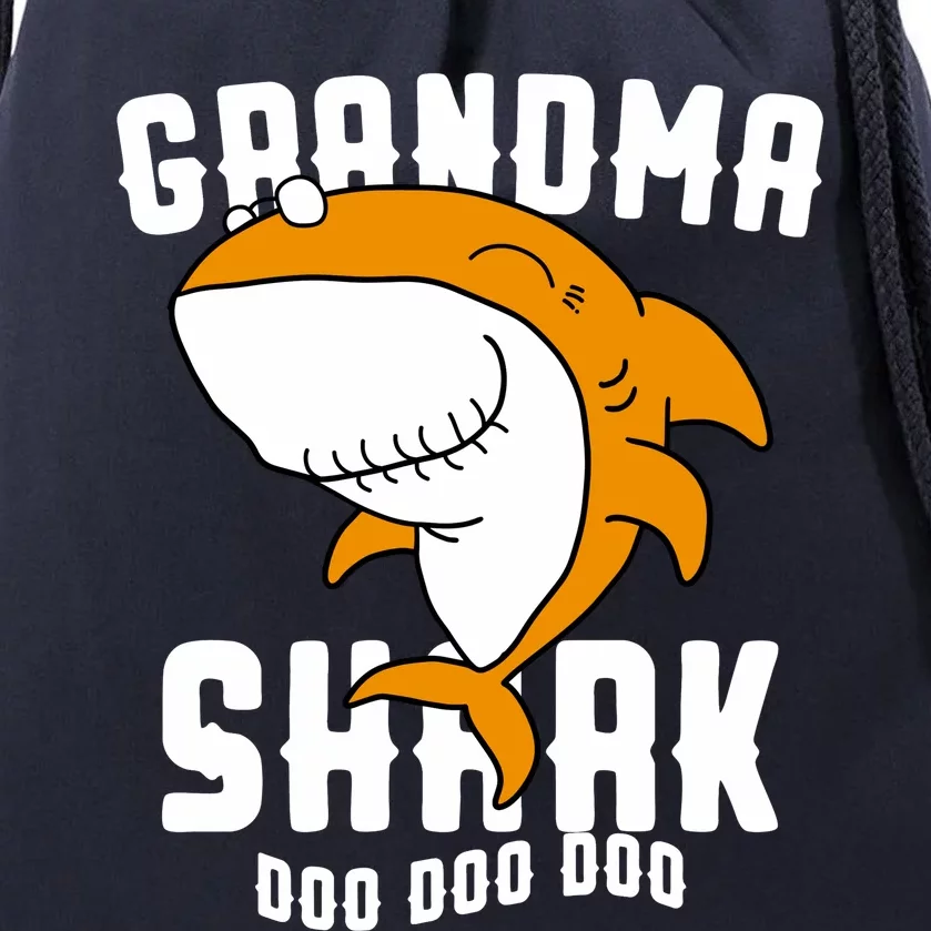 Grandma Shark Mommy Birthday Halloween Christmas Drawstring Bag