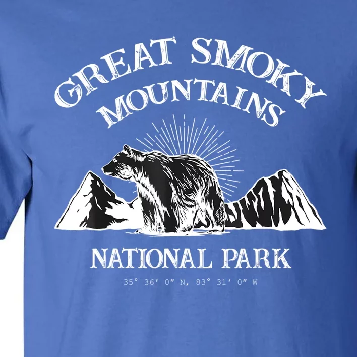 Great Smoky Mountains National Park North Carolina Tennessee Tall T-Shirt