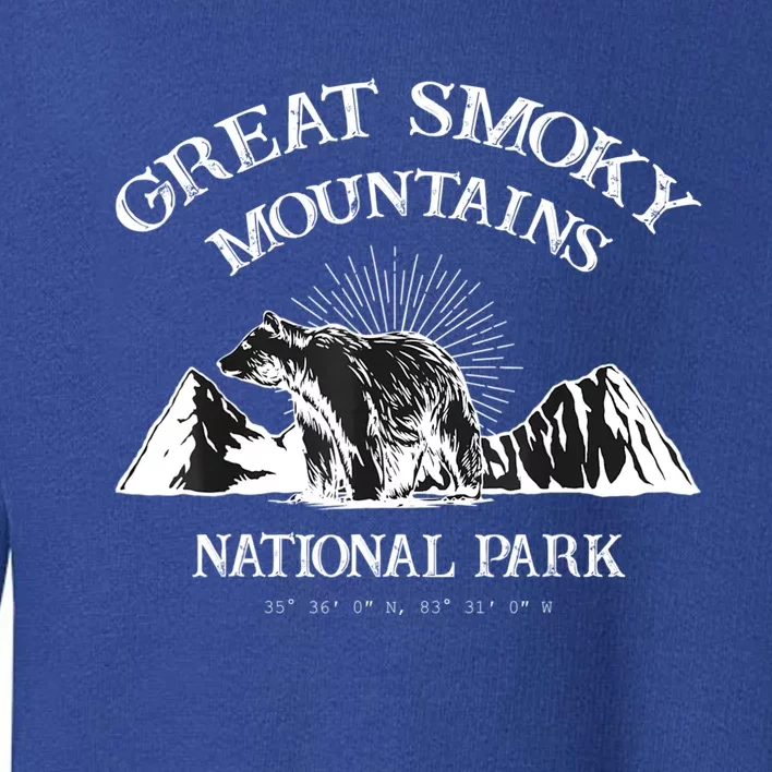 Great Smoky Mountains National Park North Carolina Tennessee Toddler Sweatshirt