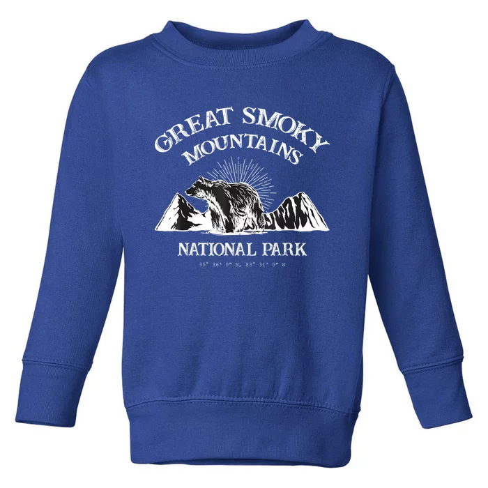 Great Smoky Mountains National Park North Carolina Tennessee Toddler Sweatshirt