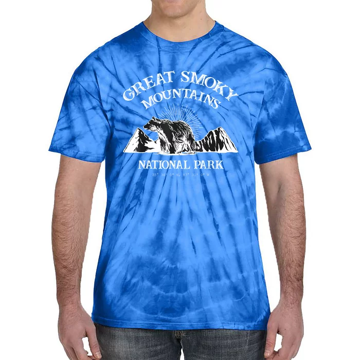 Great Smoky Mountains National Park North Carolina Tennessee Tie-Dye T-Shirt