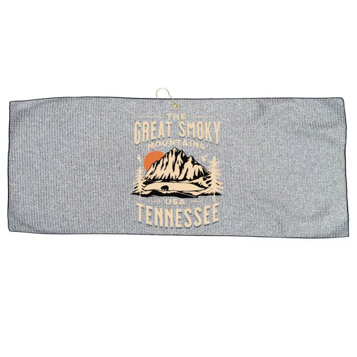 Great Smoky Mountains National Park Tennessee Hike Outdoors Large Microfiber Waffle Golf Towel