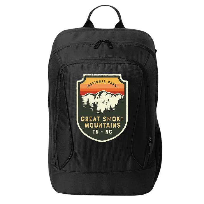 Great Smoky Mountains National Park Vintage Crest City Backpack