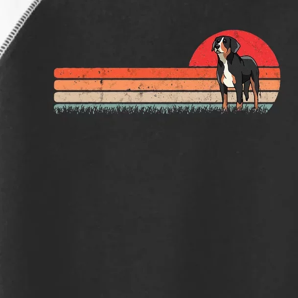 Great Swiss Mountain Dog Retro Swiss Dog Toddler Fine Jersey T-Shirt