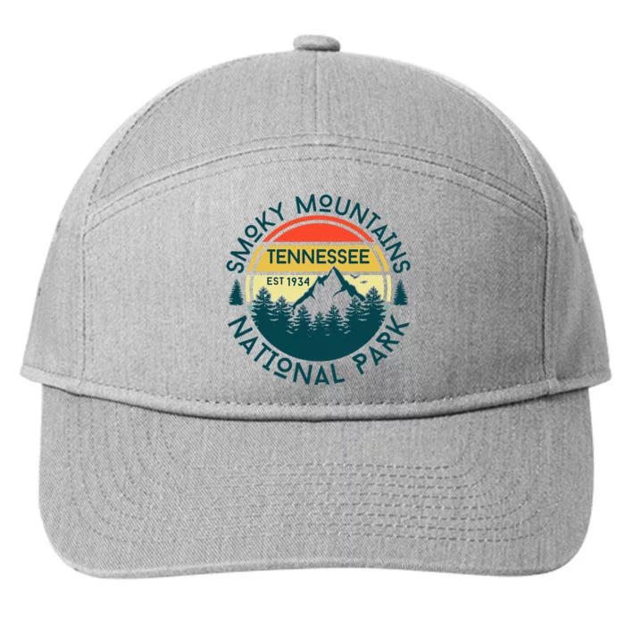 Great Smoky Mountains National Park Tennessee Nature Hiking 7-Panel Snapback Hat