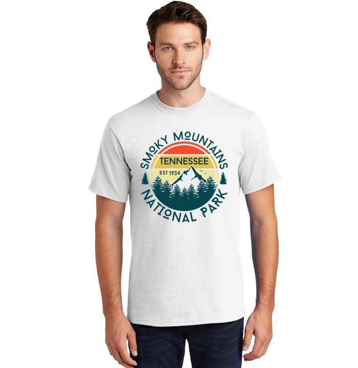 Great Smoky Mountains National Park Tennessee Nature Hiking Tall T-Shirt