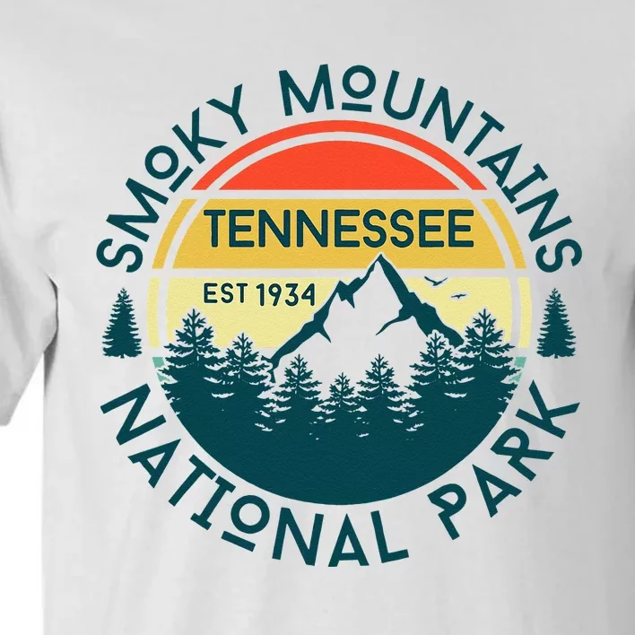 Great Smoky Mountains National Park Tennessee Nature Hiking Tall T-Shirt