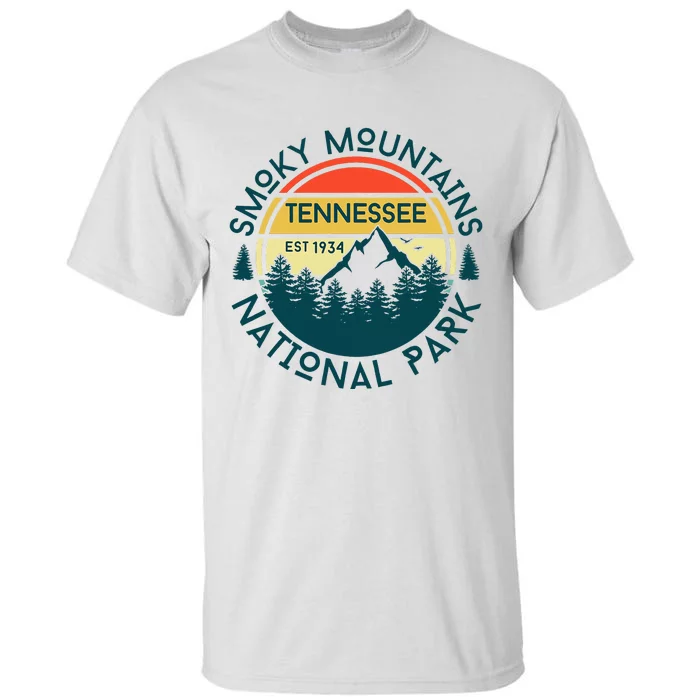 Great Smoky Mountains National Park Tennessee Nature Hiking Tall T-Shirt