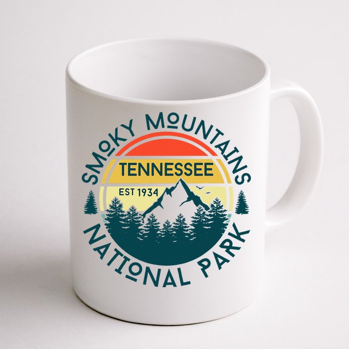 Great Smoky Mountains National Park Tennessee Nature Hiking Front & Back Coffee Mug