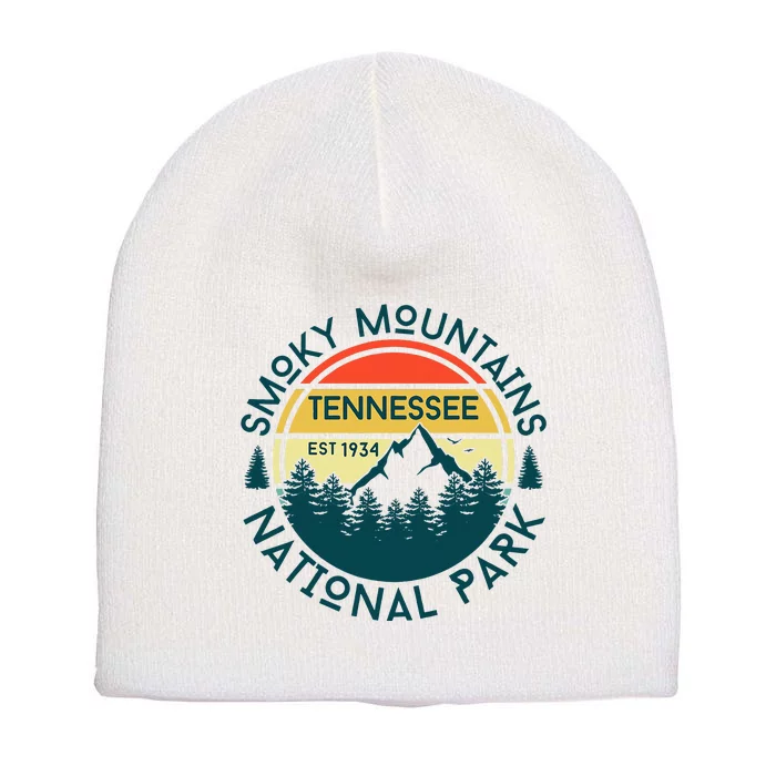 Great Smoky Mountains National Park Tennessee Nature Hiking Short Acrylic Beanie