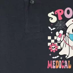 Groovy Spooky Medical Assistant Cute Halloween Med Assistant Softstyle Adult Sport Polo