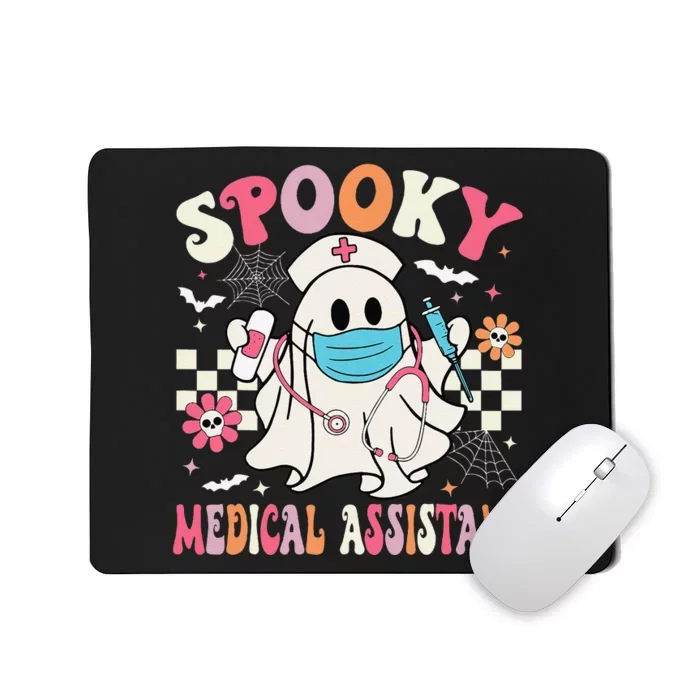 Groovy Spooky Medical Assistant Cute Halloween Med Assistant Mousepad