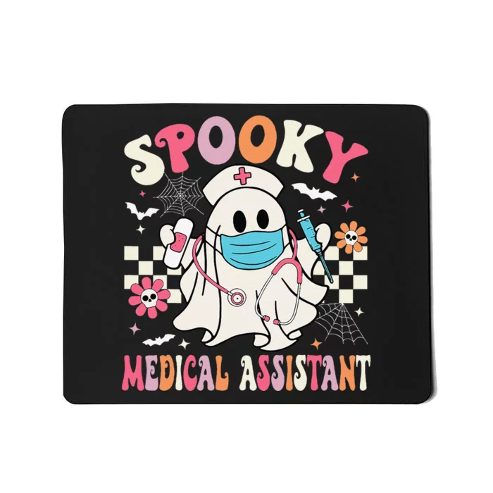 Groovy Spooky Medical Assistant Cute Halloween Med Assistant Mousepad