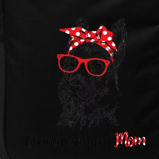 German Shepherd Mom Happy Mother's Day Red Headband Gift Impact Tech Backpack