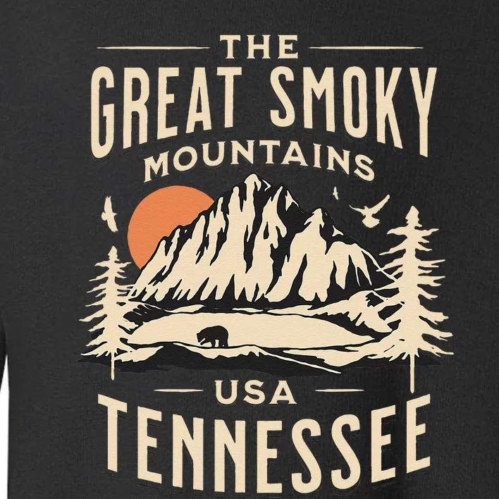 Great Smoky Mountains National Park Tennessee Hike Outdoors Toddler Sweatshirt