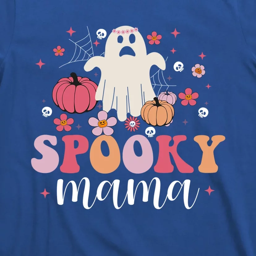 Groovy Spooky Mama Ghost Lover Halloween His/Her Gift T-Shirt