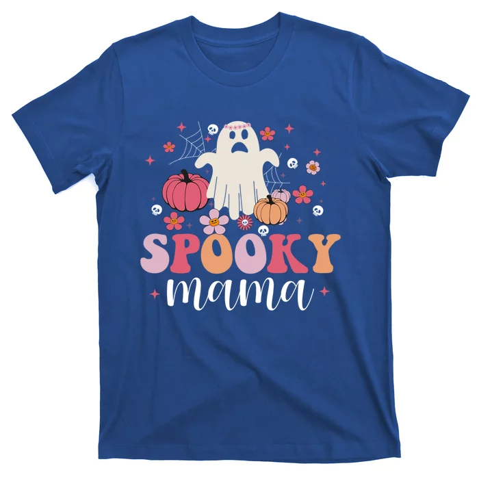 Groovy Spooky Mama Ghost Lover Halloween His/Her Gift T-Shirt