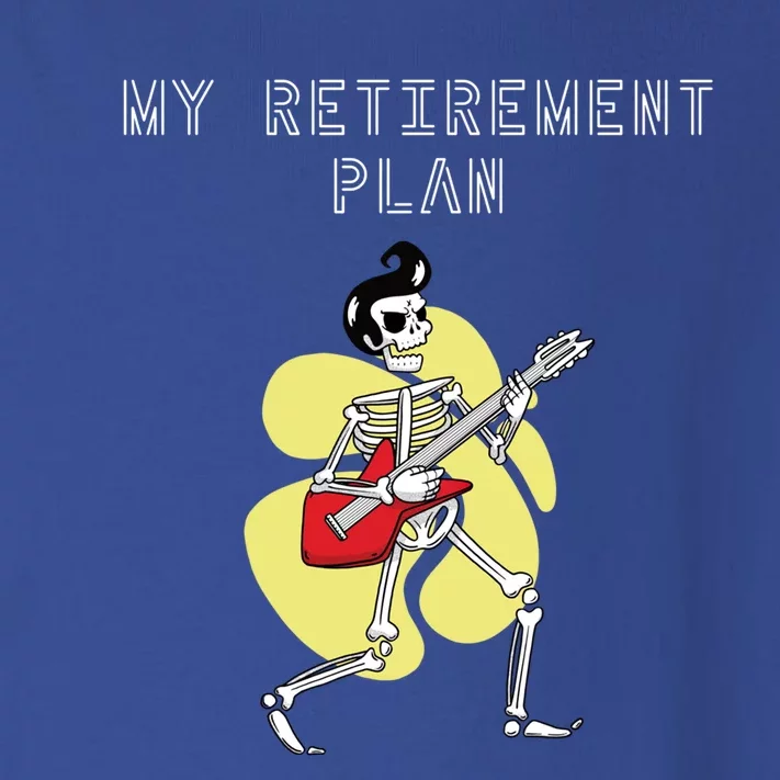 Guitar Saying: My Retiret Plan Gift Toddler Long Sleeve Shirt