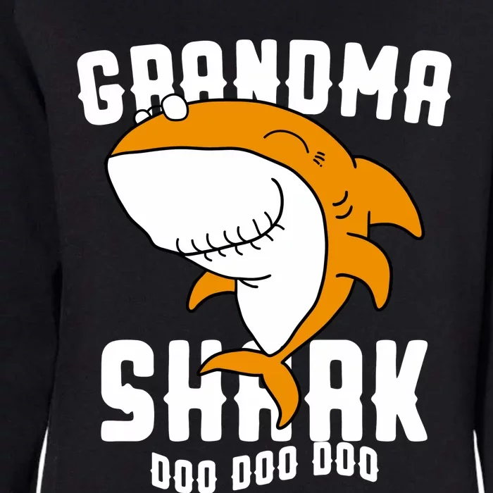 Grandma Shark Mommy Birthday Halloween Christmas Womens California Wash Sweatshirt