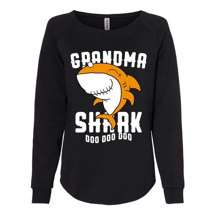 Grandma Shark Mommy Birthday Halloween Christmas Womens California Wash Sweatshirt