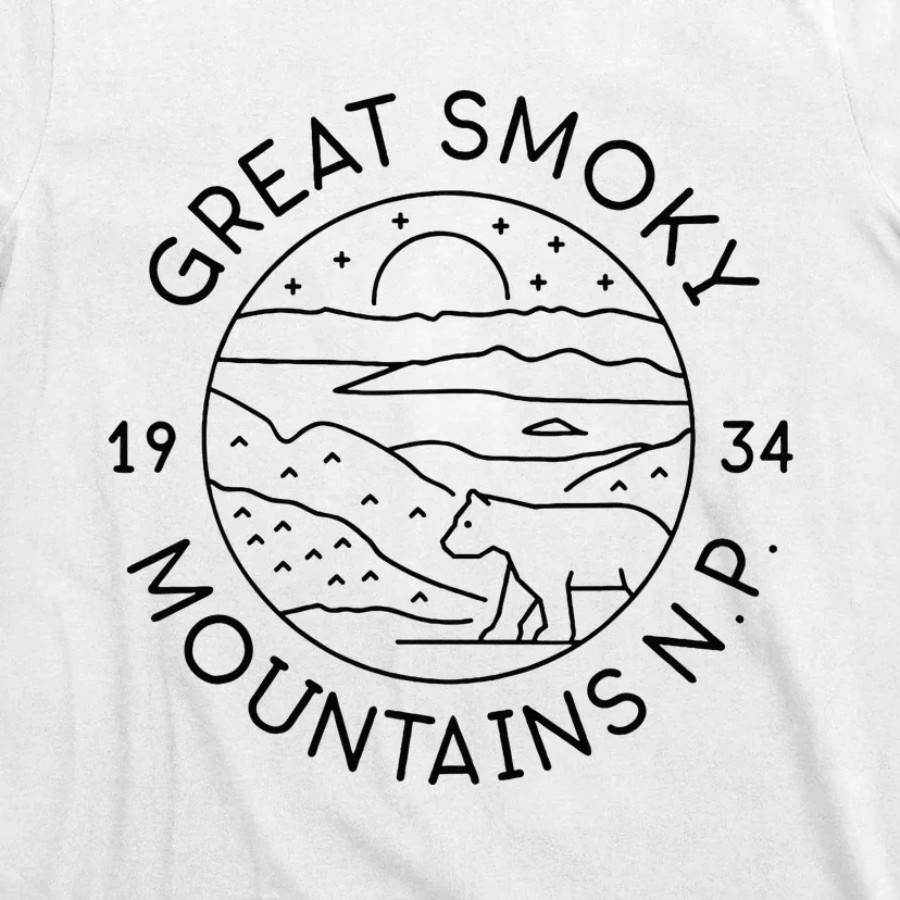 Great Smokey Mountains National Park 1934 Tennessee NC T-Shirt