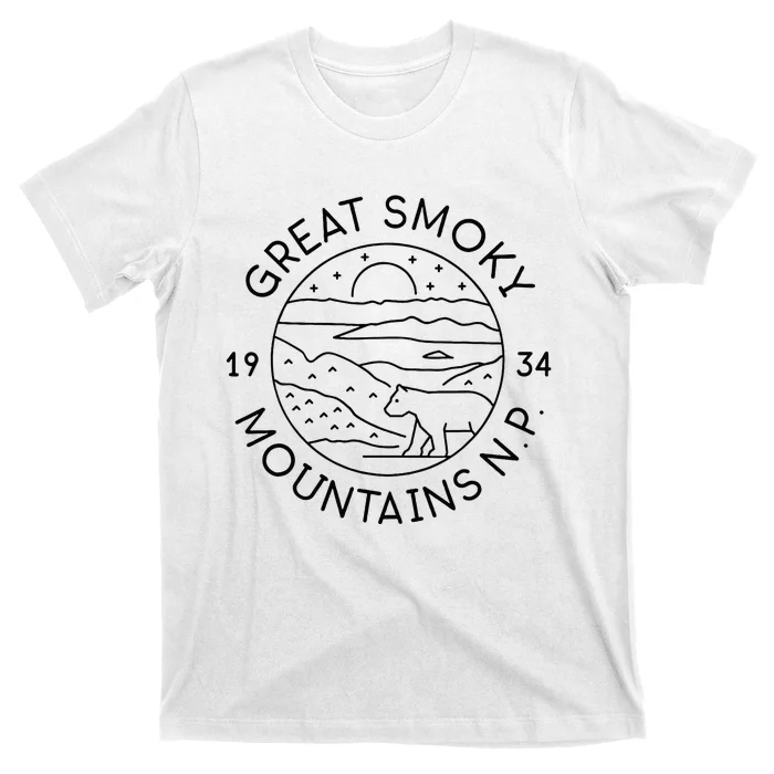 Great Smokey Mountains National Park 1934 Tennessee NC T-Shirt