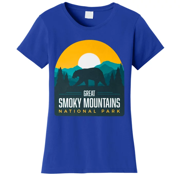 Great Smoky Mountains National Park Bear Hiking Souvenir Gift Women's T-Shirt