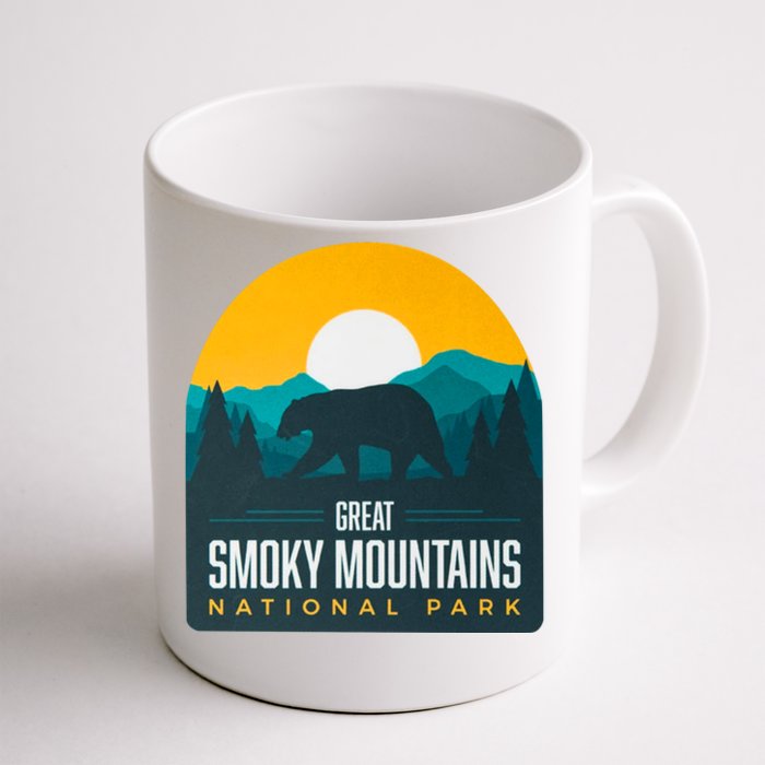 Great Smoky Mountains National Park Bear Hiking Souvenir Gift Front & Back Coffee Mug